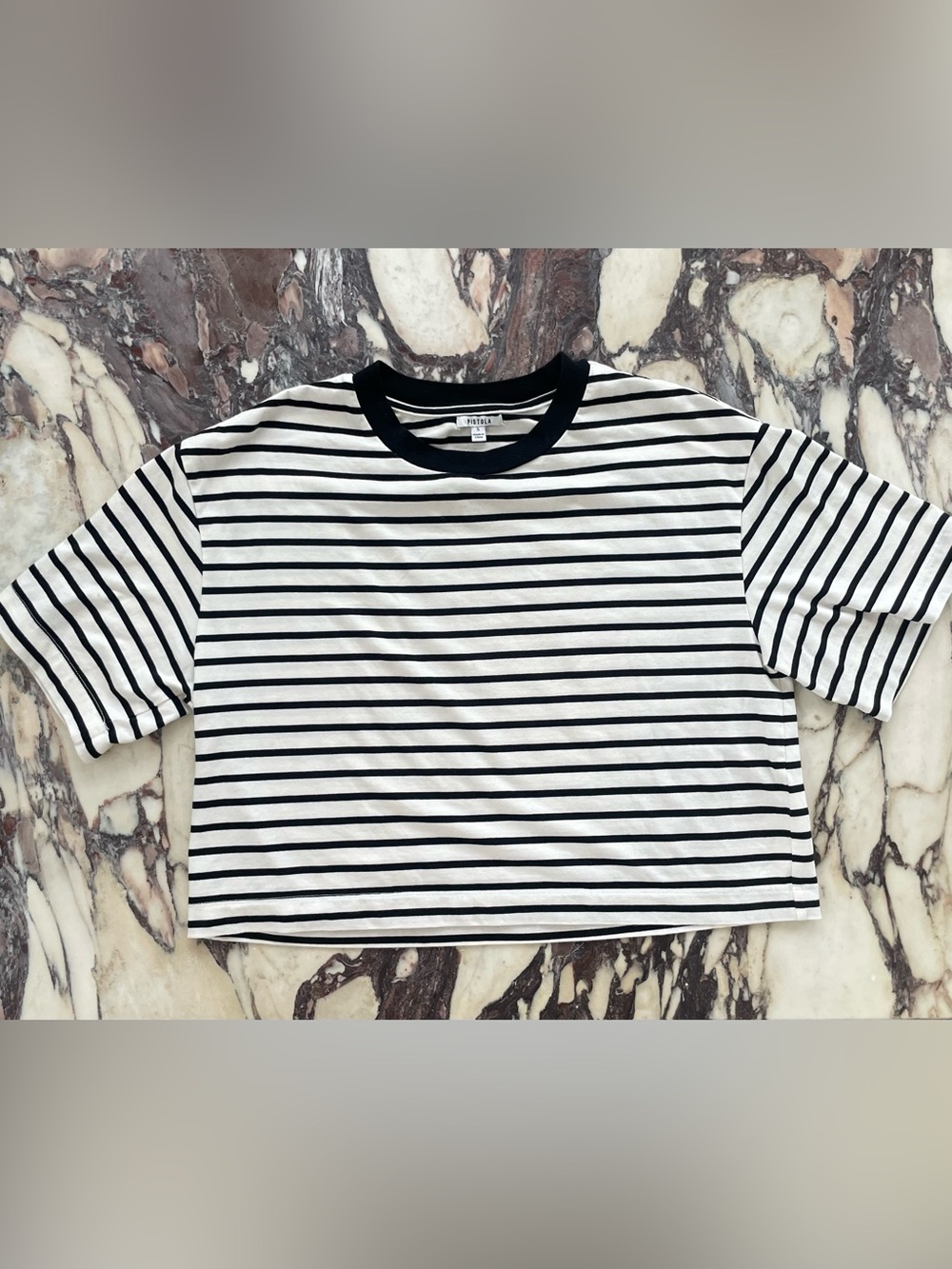 pistola Boxy Crop Tee S M